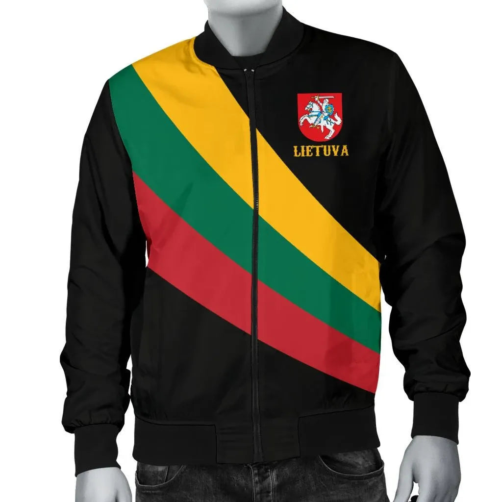 Lithuania Men's Bomber Jacket RLT6 - Wonder Print Shop