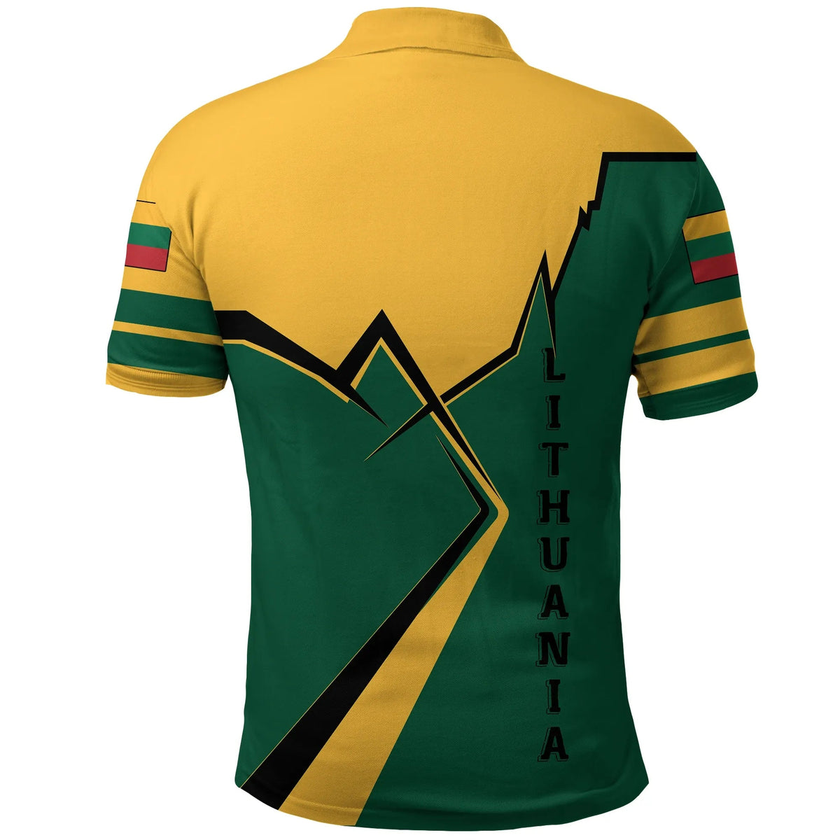 Lithuania Polo Shirt Lightning RLT6 - Wonder Print Shop