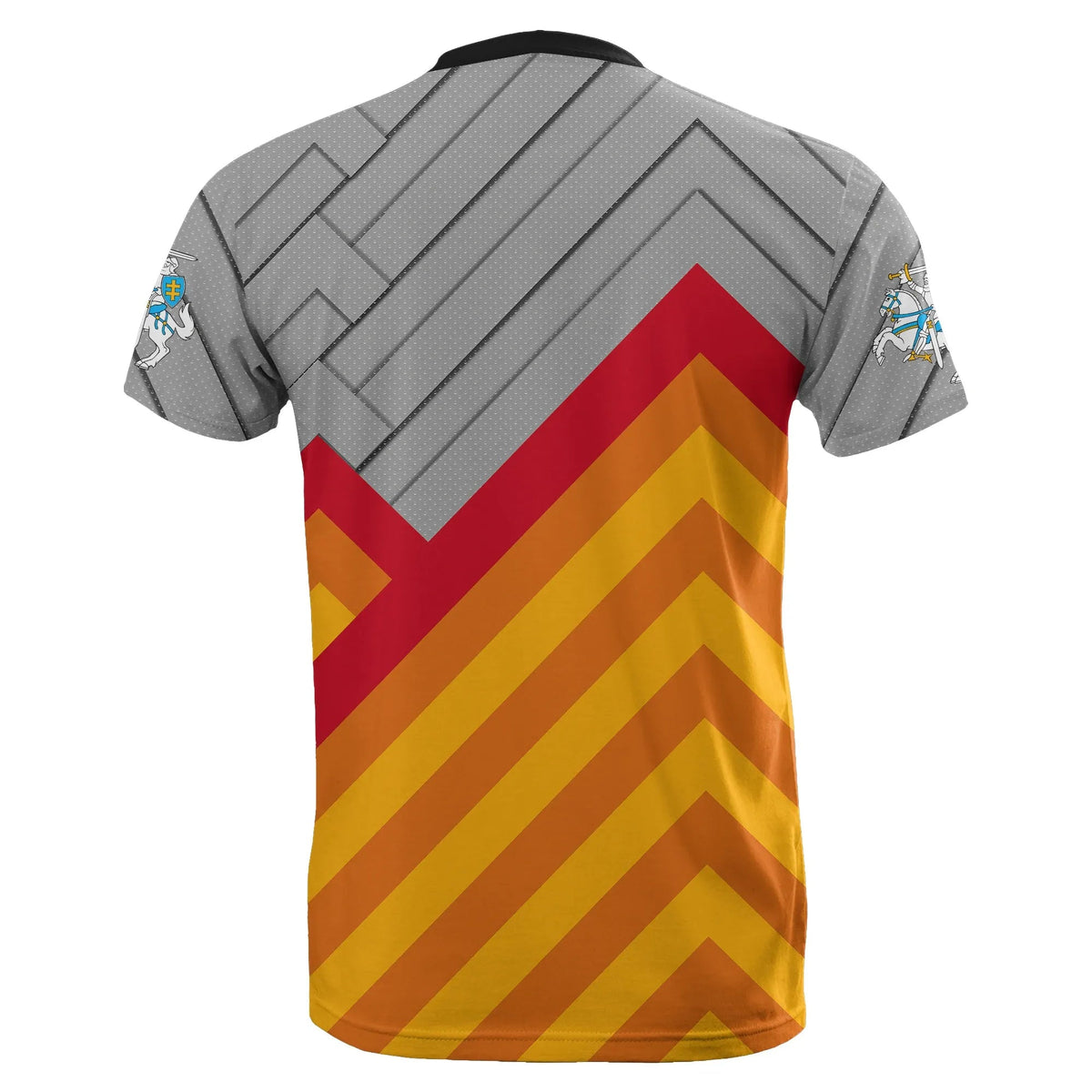 Lithuania T Shirt Metal Merchize RLT6 - Wonder Print Shop