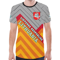 Lithuania T Shirt Metal Merchize RLT6 - Wonder Print Shop