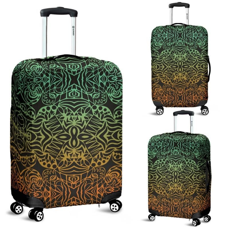 Mexico Aztec Pattern 01 Luggage Cover RLT13 - Wonder Print Shop