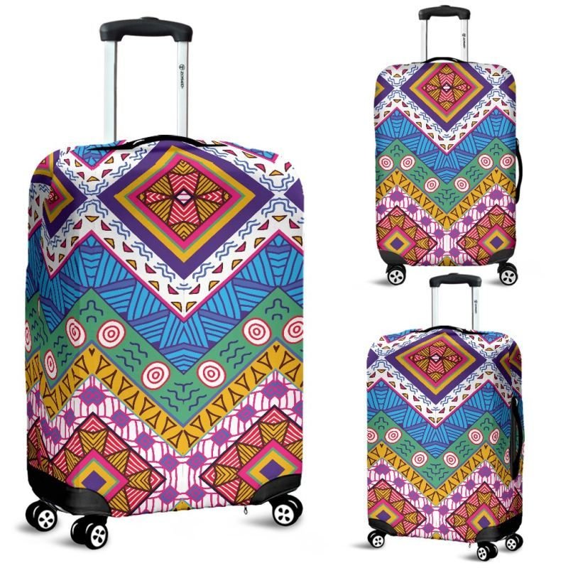 Mexico Aztec Pattern 05 Luggage Cover RLT13 - Wonder Print Shop