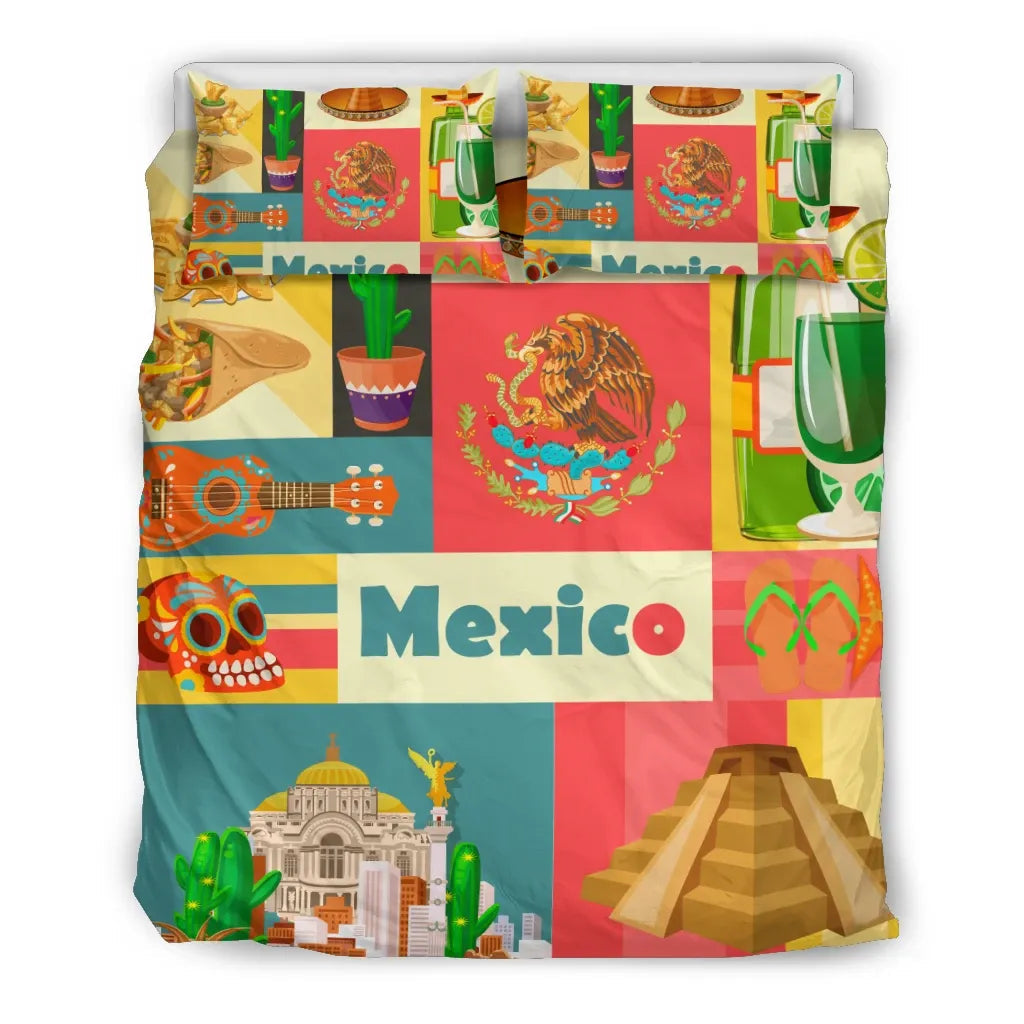 Mexico Bedding Set Mexican Culture RLT13 - Wonder Print Shop