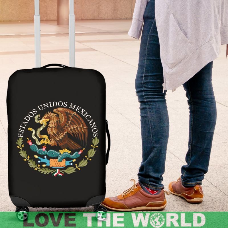 Mexico Coat Of Arms Luggage Cover RLT13 - Wonder Print Shop