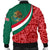 Mexico Men's Bomber Jacket Mexico Coat Of Arms With Aztec Patterns RLT13 - Wonder Print Shop