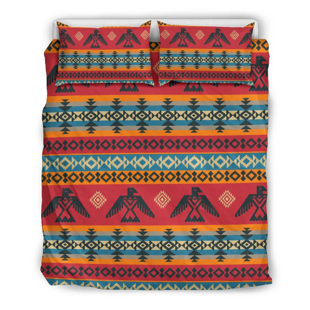 Mexico Bedding Set Aztec Eagle Pattern RLT13 - Wonder Print Shop