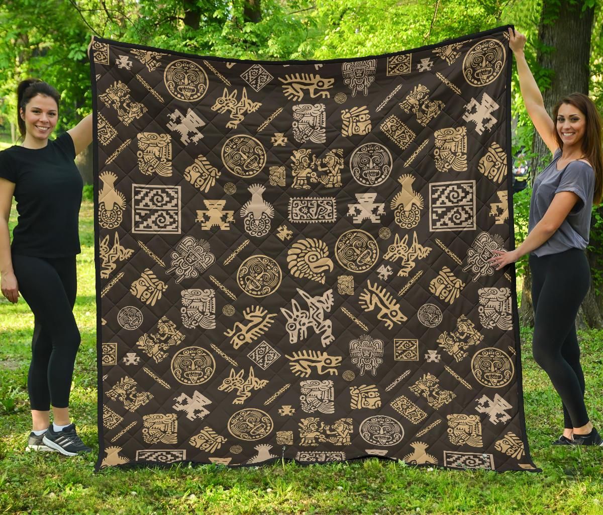 Mexico Aztec Premium Quilt 02 RLT13 - Wonder Print Shop