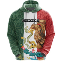 Mexico Hoodie, Mexican Aztec Pullover Hoodie RLT13 - Wonder Print Shop
