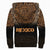 Mexico Aztec Sherpa Hoodie The Ancient Aztec Calendar RLT13 - Wonder Print Shop
