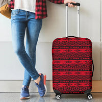 Mexico Aztec Pattern Red 03 Luggage Cover RLT13 - Wonder Print Shop