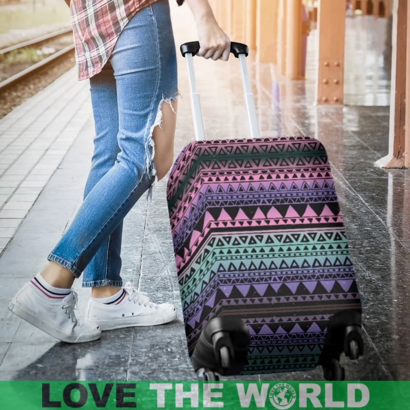 Mexico Aztec Pattern 04 Luggage Cover RLT13 - Wonder Print Shop