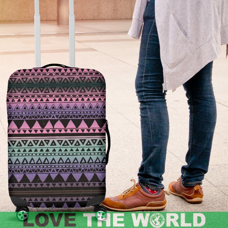 Mexico Aztec Pattern 04 Luggage Cover RLT13 - Wonder Print Shop
