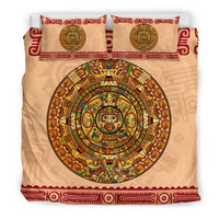 Mexico Maya Aztec Calendar Bedding Set RLT13 - Wonder Print Shop