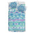 Mexico Bedding Blue Aztec Pattern RLT13 - Wonder Print Shop