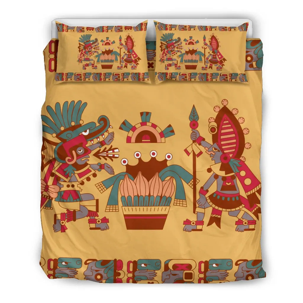 Mexico Bedding Set Aztec Maya Style RLT13 - Wonder Print Shop
