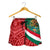 mexico-womens-shorts-mexico-coat-of-arms-with-aztec-patterns