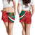 mexico-womens-shorts-mexico-coat-of-arms-with-aztec-patterns