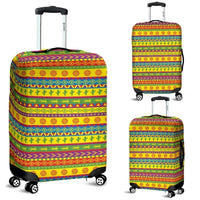 Mexico Aztec Pattern 08 Luggage Cover RLT13 - Wonder Print Shop