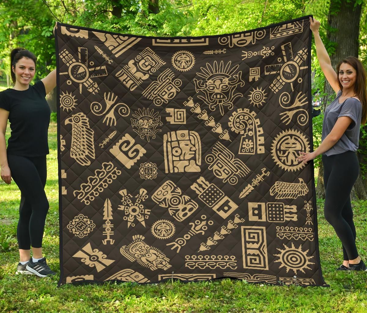 Mexico Aztec Premium Quilt 11 RLT13 - Wonder Print Shop