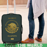 Mexico Passport Gold Luggage Cover RLT13 - Wonder Print Shop