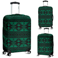 Mexico Aztec Pattern Green 02 Luggage Cover RLT13 - Wonder Print Shop