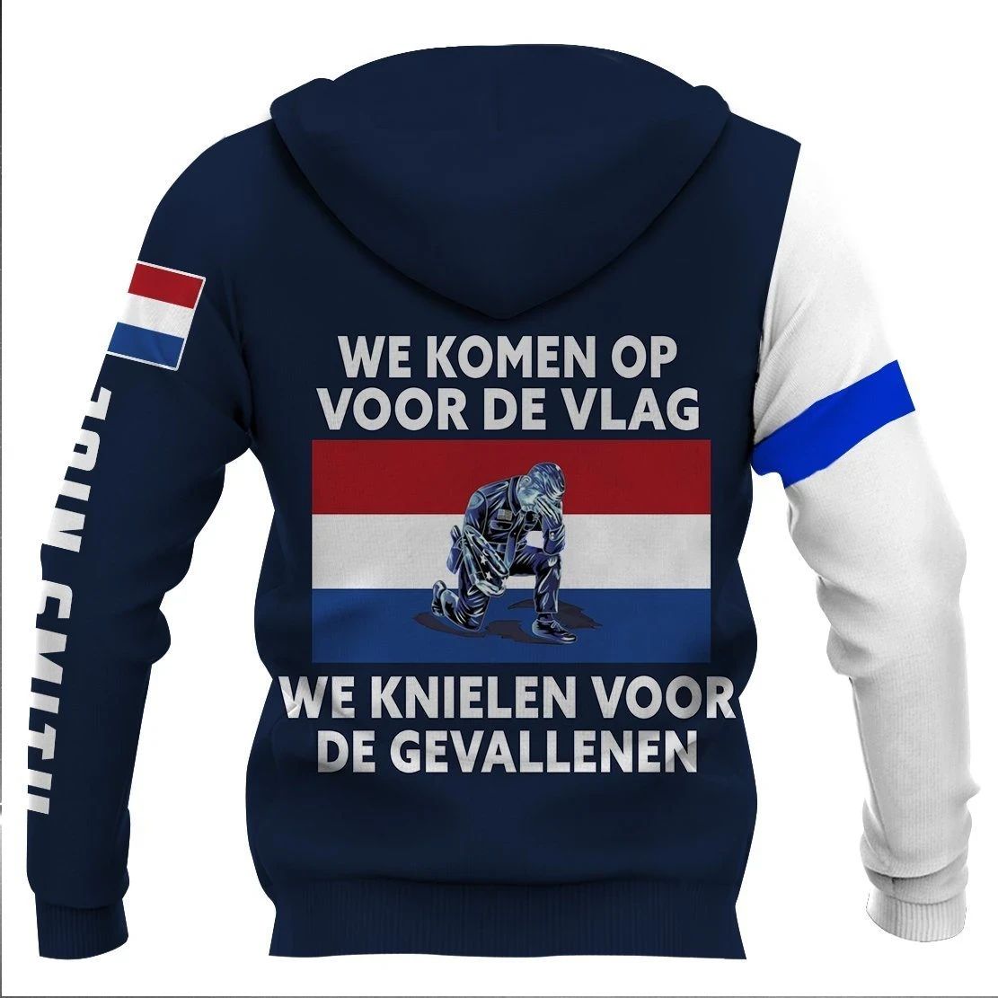 Custom Name Netherland Police 3D Full Printing RLT7 - Wonder Print Shop
