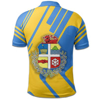 Aruba Polo Shirt Coat Of Arms Rockie RLT7 - Wonder Print Shop