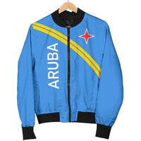 Aruba Women's Bomber Jacket - Curve Version RLT7 - Wonder Print Shop