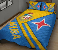 Aruba Quilt Bed Set - Aruba Coat Of Arms RLT7 - Wonder Print Shop