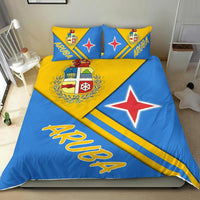 Aruba Bedding Set - Aruba Coat Of Arms RLT7 - Wonder Print Shop