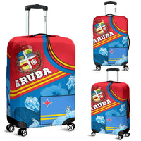 Aruba Luggage Cover - One Happy Islands RLT7 - Wonder Print Shop