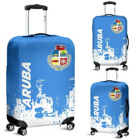 Aruba  Luggage Cover - Smudge Style RLT7 - Wonder Print Shop