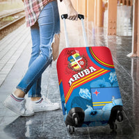 Aruba Luggage Cover - One Happy Islands RLT7 - Wonder Print Shop