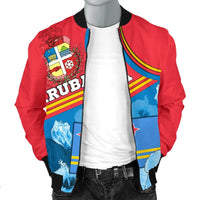 Aruba Men's Bomber Jacket - One Happy Islands RLT7 - Wonder Print Shop