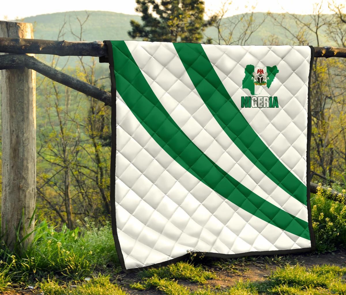 Nigeria Special Flag Quilt RLT8 - Wonder Print Shop