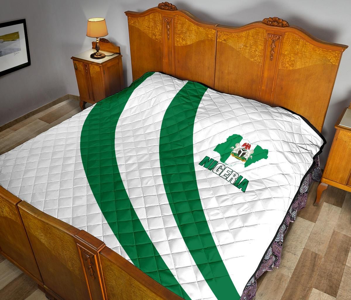 Nigeria Special Flag Quilt RLT8 - Wonder Print Shop