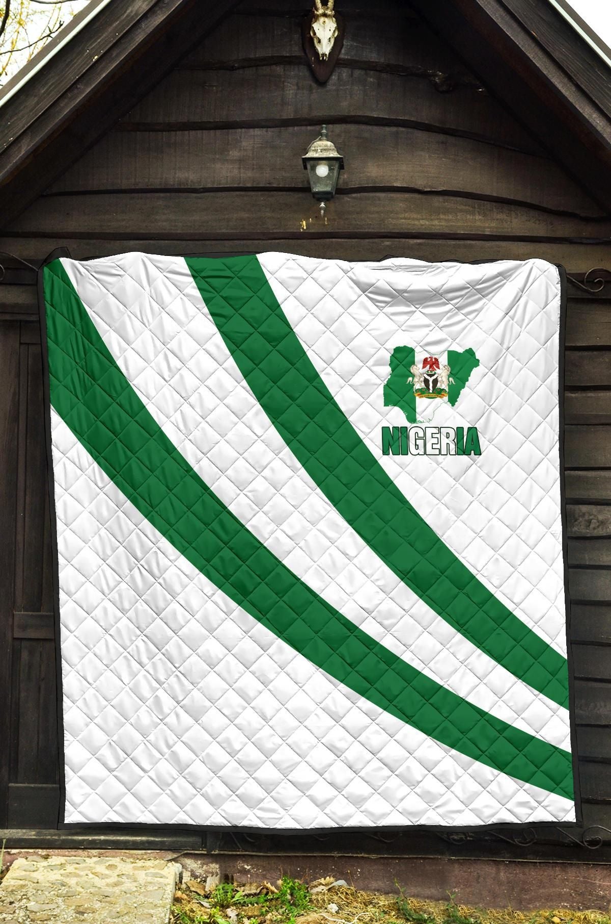 Nigeria Special Flag Quilt RLT8 - Wonder Print Shop