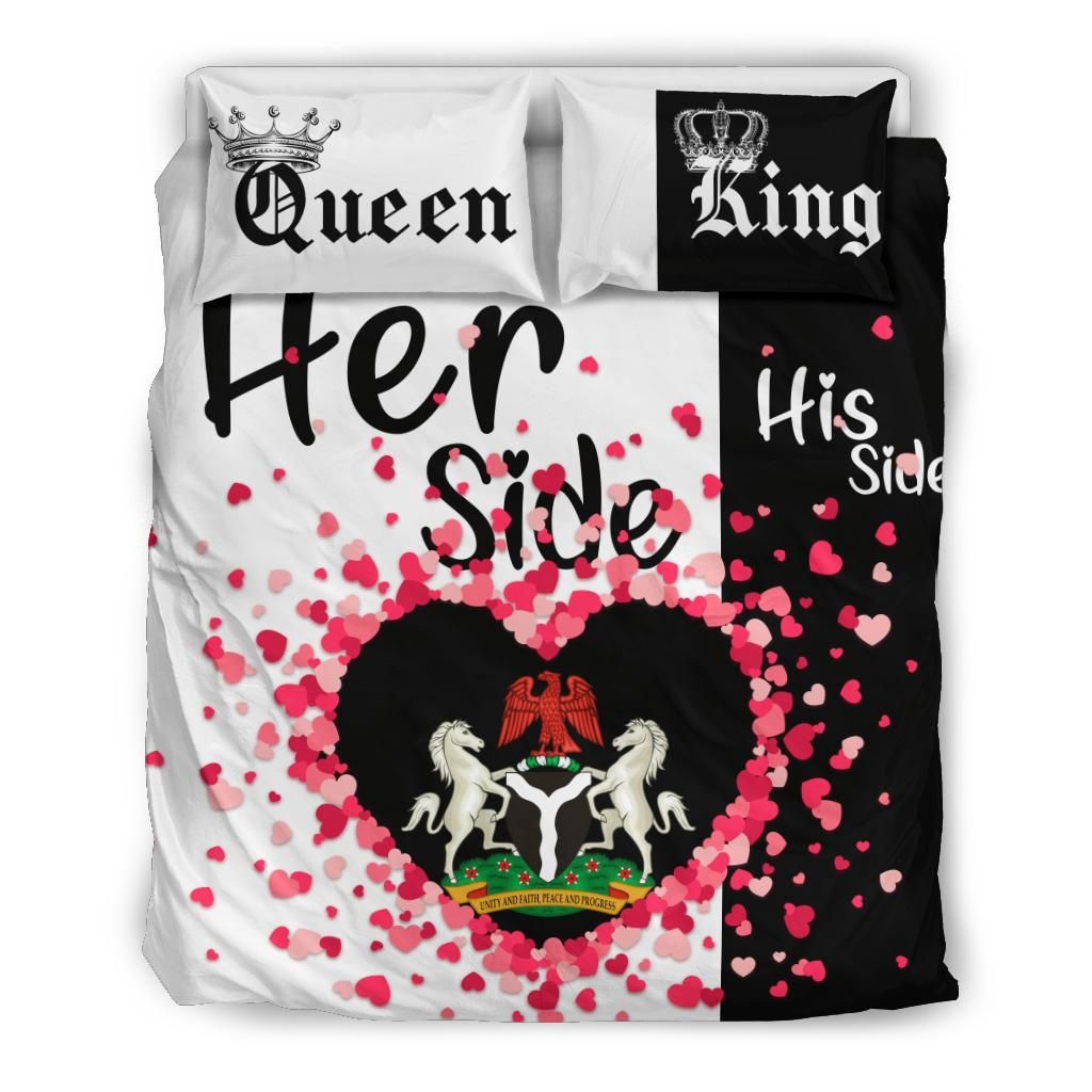 Nigeria Bedding Set Couple King/Queen Her Side/His Side RLT8 - Wonder Print Shop
