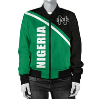 Nigeria Womens Bomber Jacket Curve Version RLT8 - Wonder Print Shop