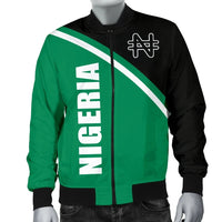 Nigeria Mens Bomber Jacket Curve Version RLT8 - Wonder Print Shop