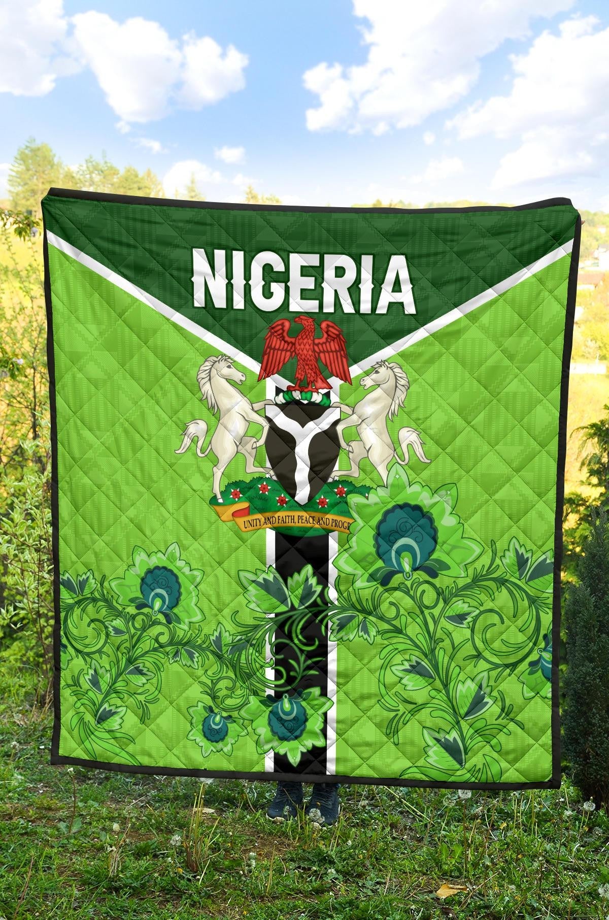 Nigeria Is My Homeland Quilt RLT8 - Wonder Print Shop