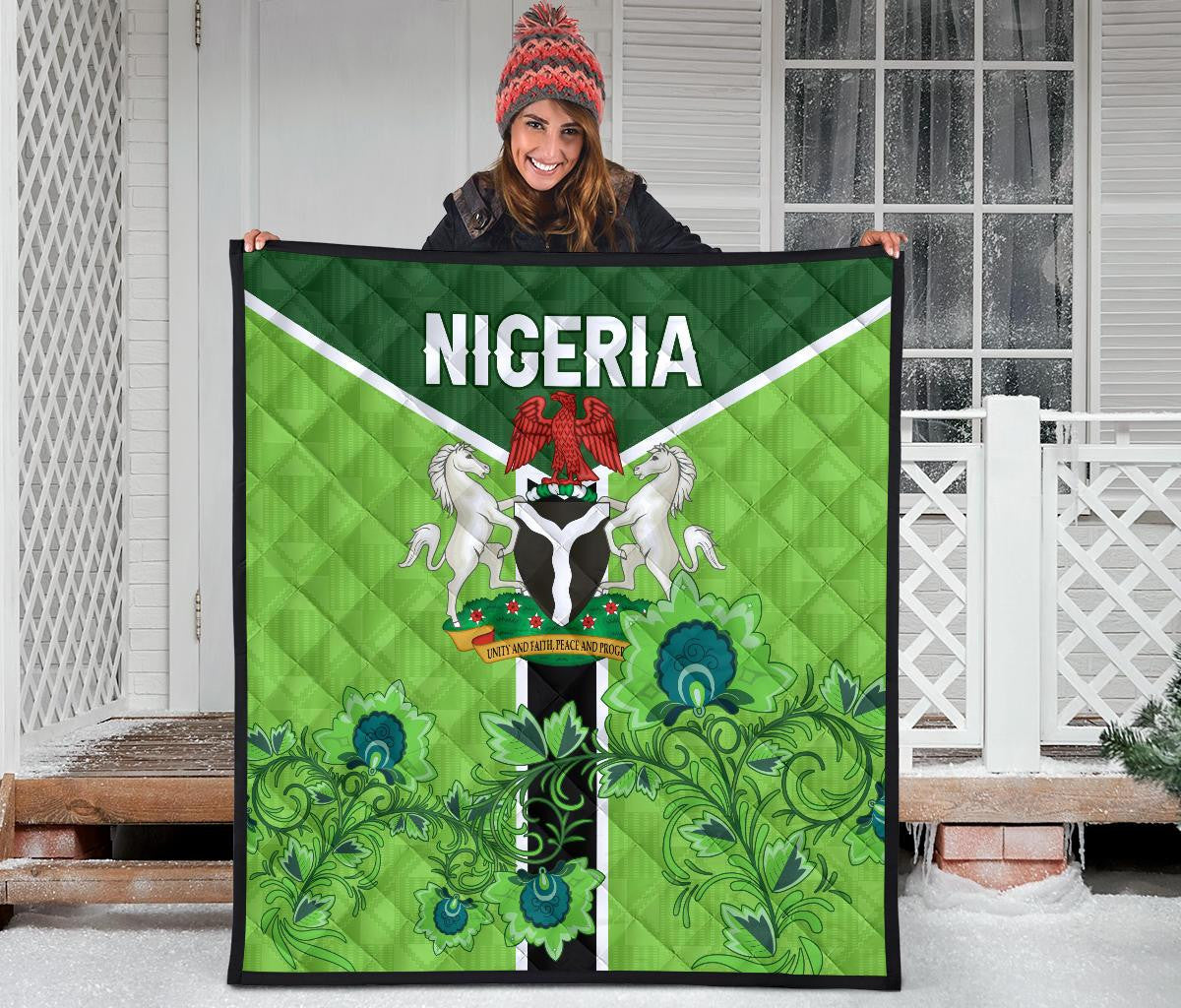 Nigeria Is My Homeland Quilt RLT8 - Wonder Print Shop