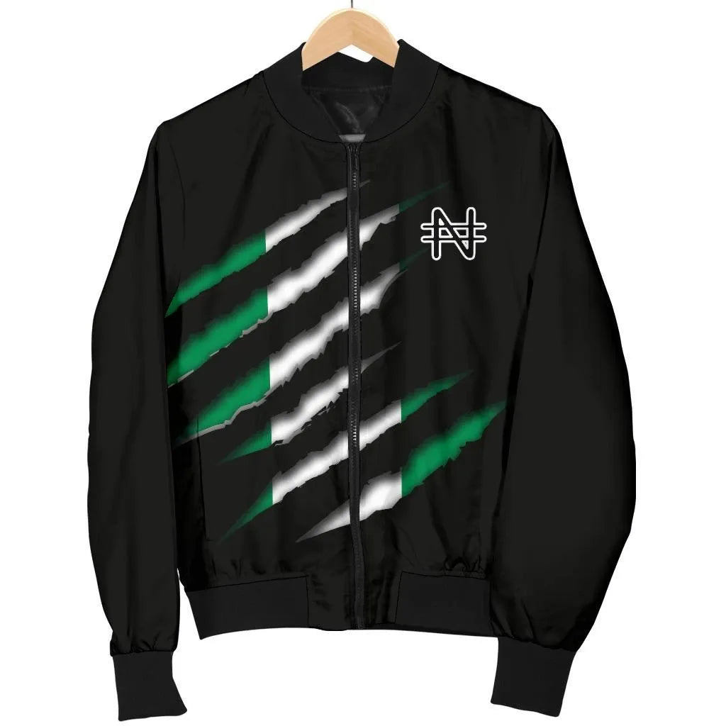 Nigeria Womens Bomber Jacket Inside Me RLT8 - Wonder Print Shop