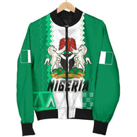 Nigeria Mens Bomber Jacket Simple Sports RLT8 - Wonder Print Shop