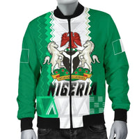 Nigeria Mens Bomber Jacket Simple Sports RLT8 - Wonder Print Shop