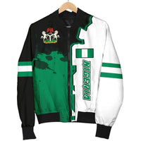 Nigeria Mens Bomber Jacket Independence Day RLT8 - Wonder Print Shop