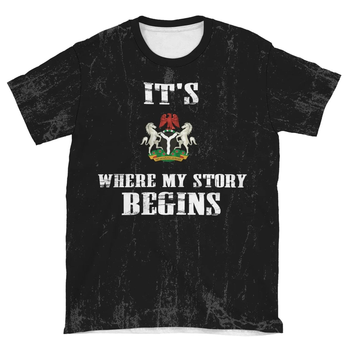 Nigeria T Shirt Its Where My Story Begins RLT8 - Wonder Print Shop