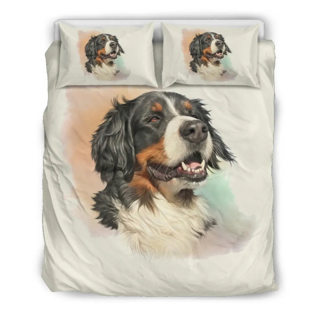 Bernese Mountain Dog Of Switzerland Bedding Set RLT13 - Wonder Print Shop