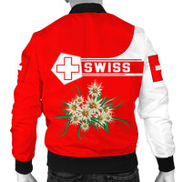 Switzerland Coat Of Arms Men Bomber Jacket Simple Style RLT13 - Wonder Print Shop