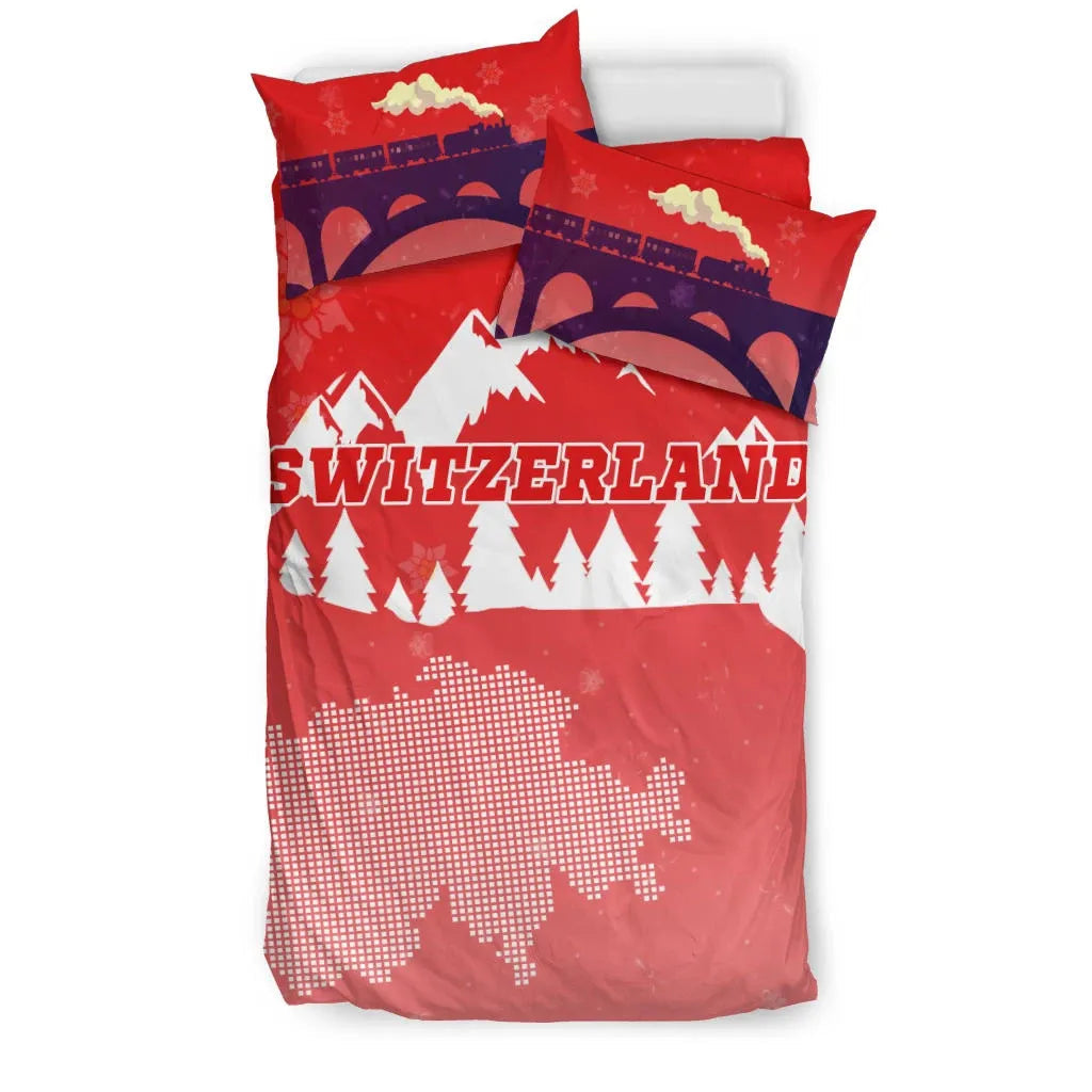 Switzerland Travel Bedding Set RLT13 - Wonder Print Shop